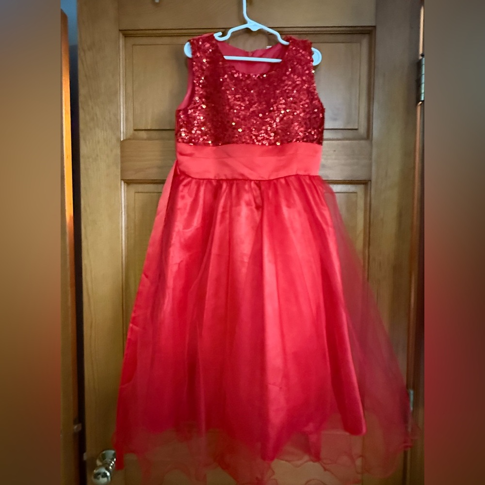 Sparkling Red Kids Dress